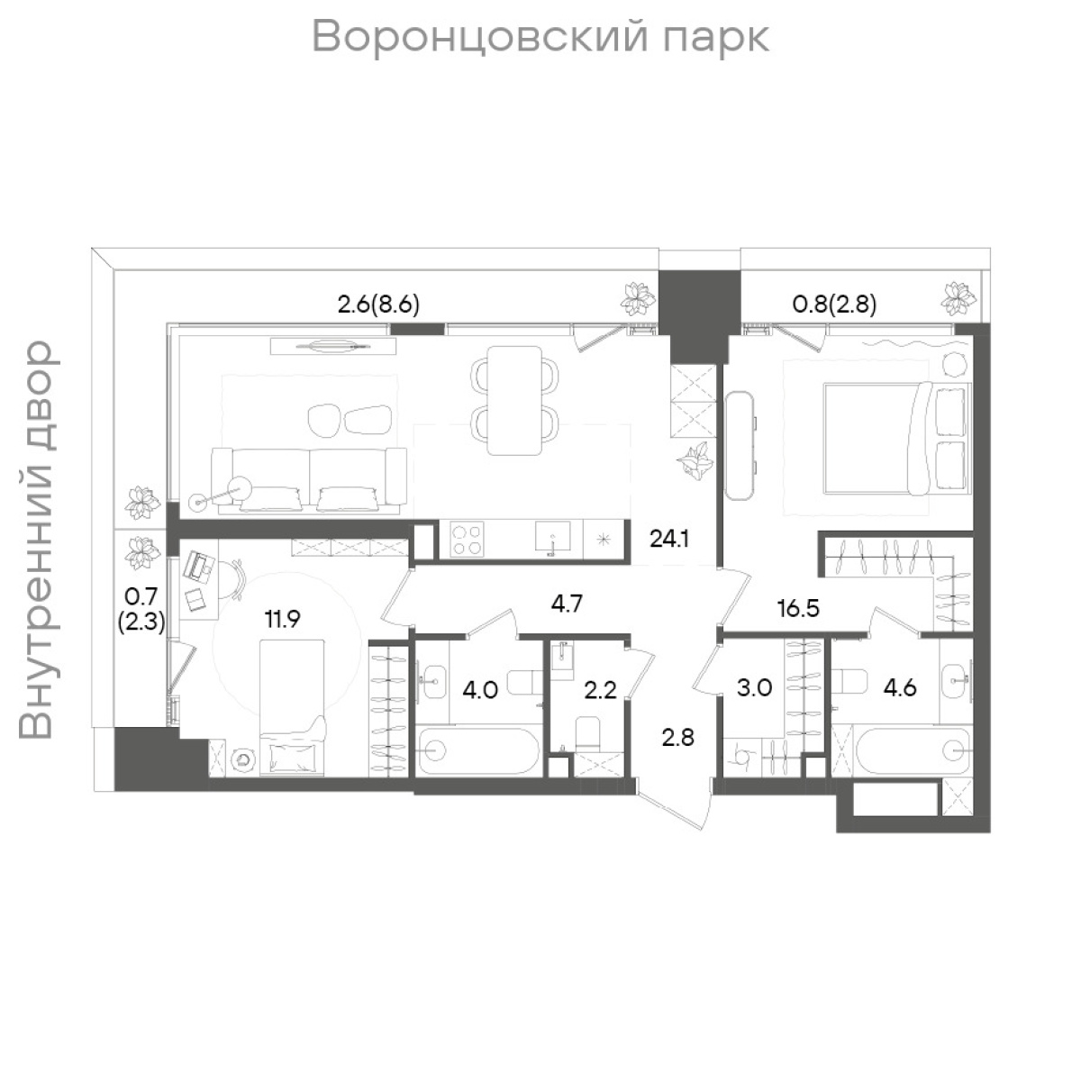 Планировка лота
