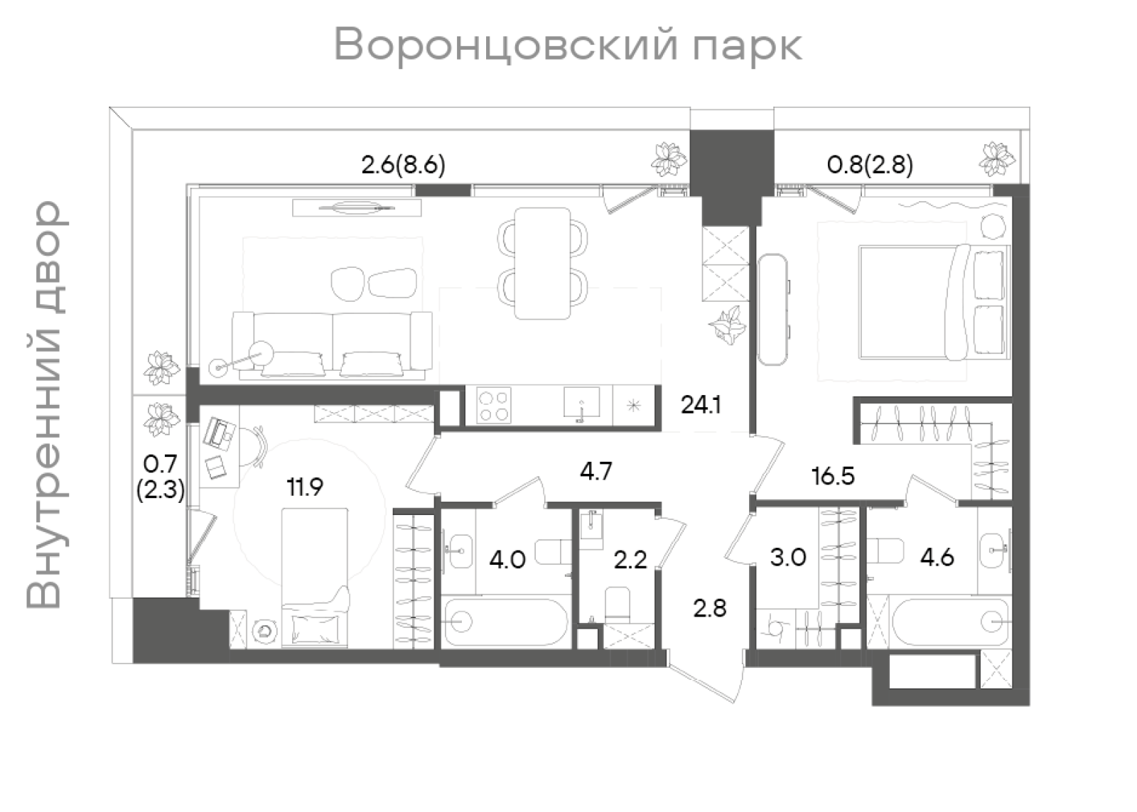 Планировка лота