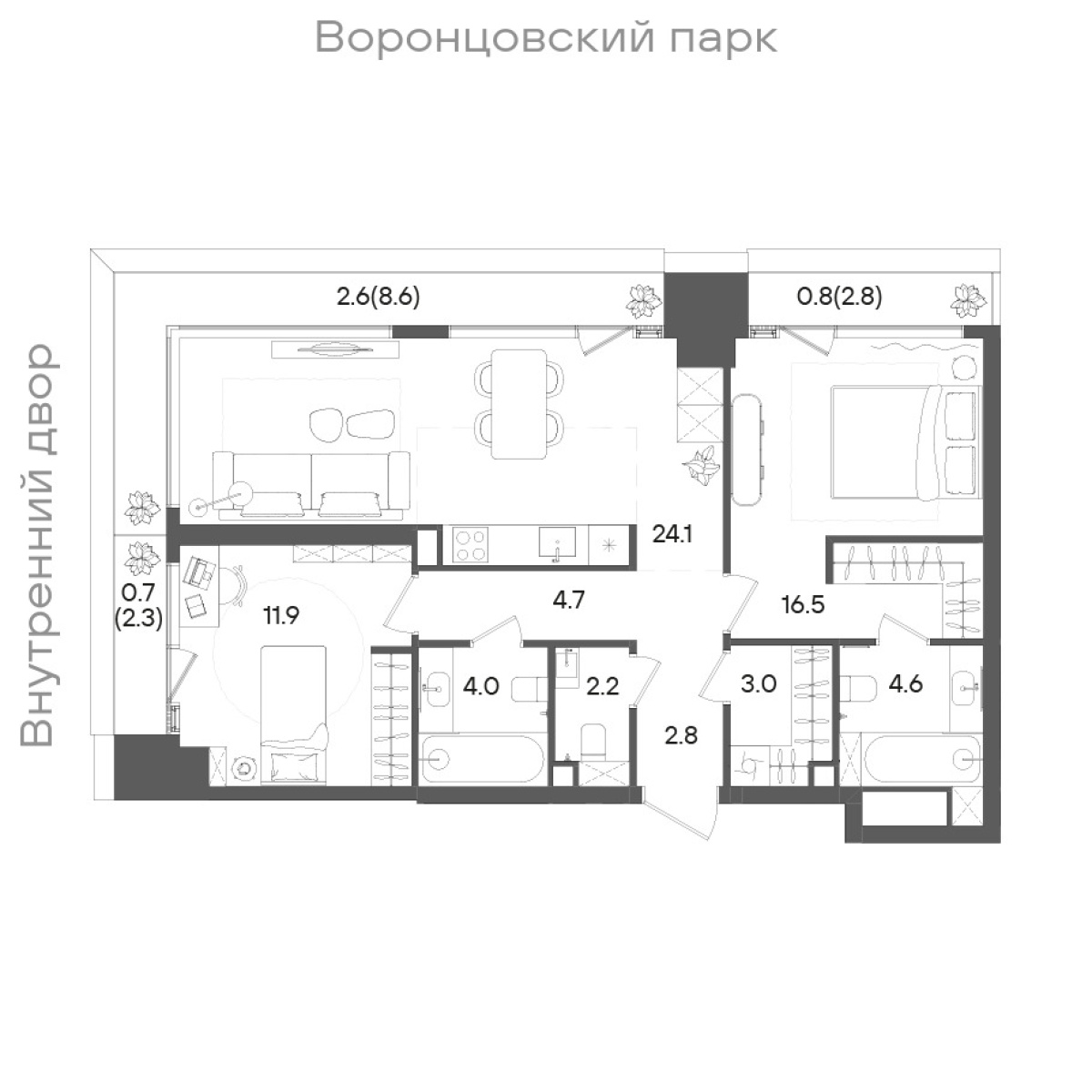 Планировка лота