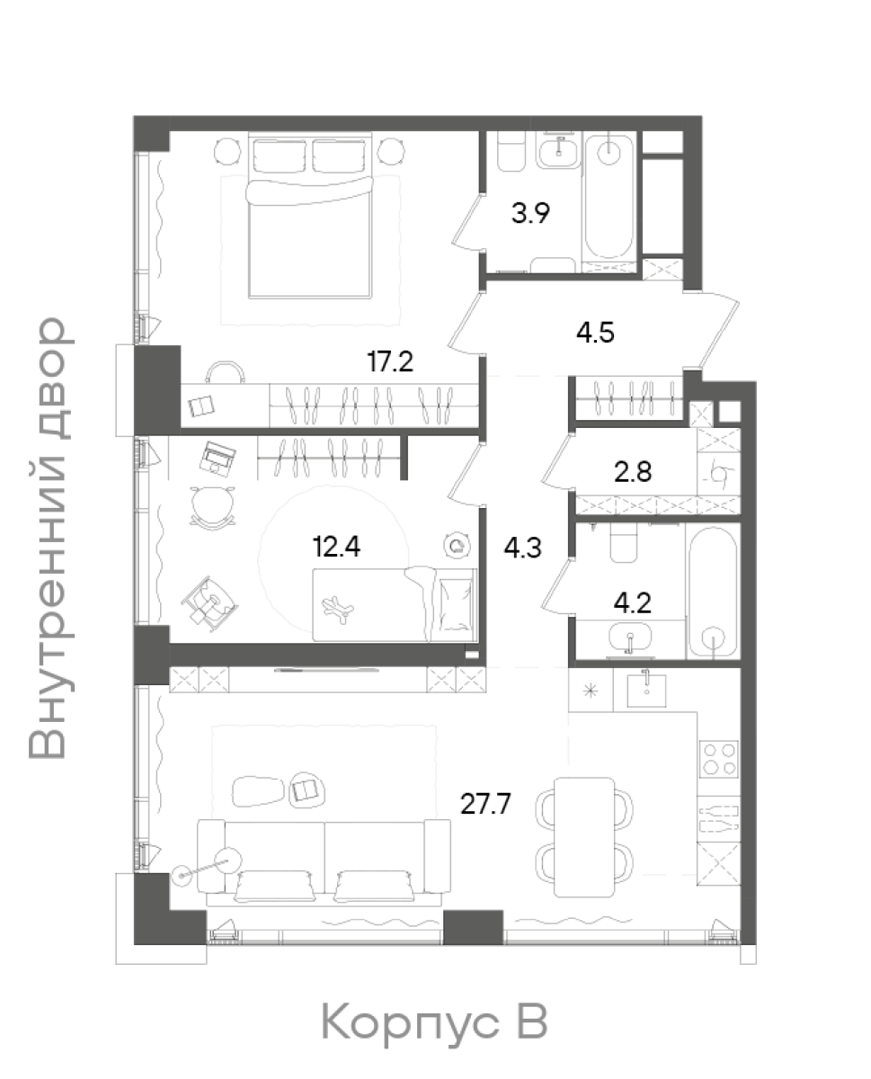 Планировка лота