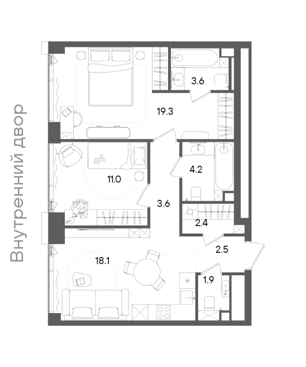 Планировка лота