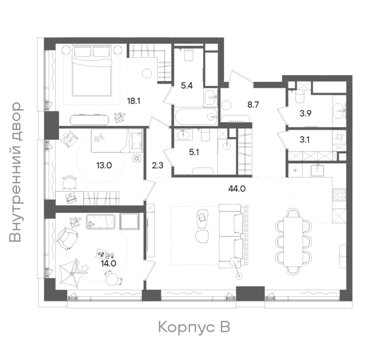 Планировка лота