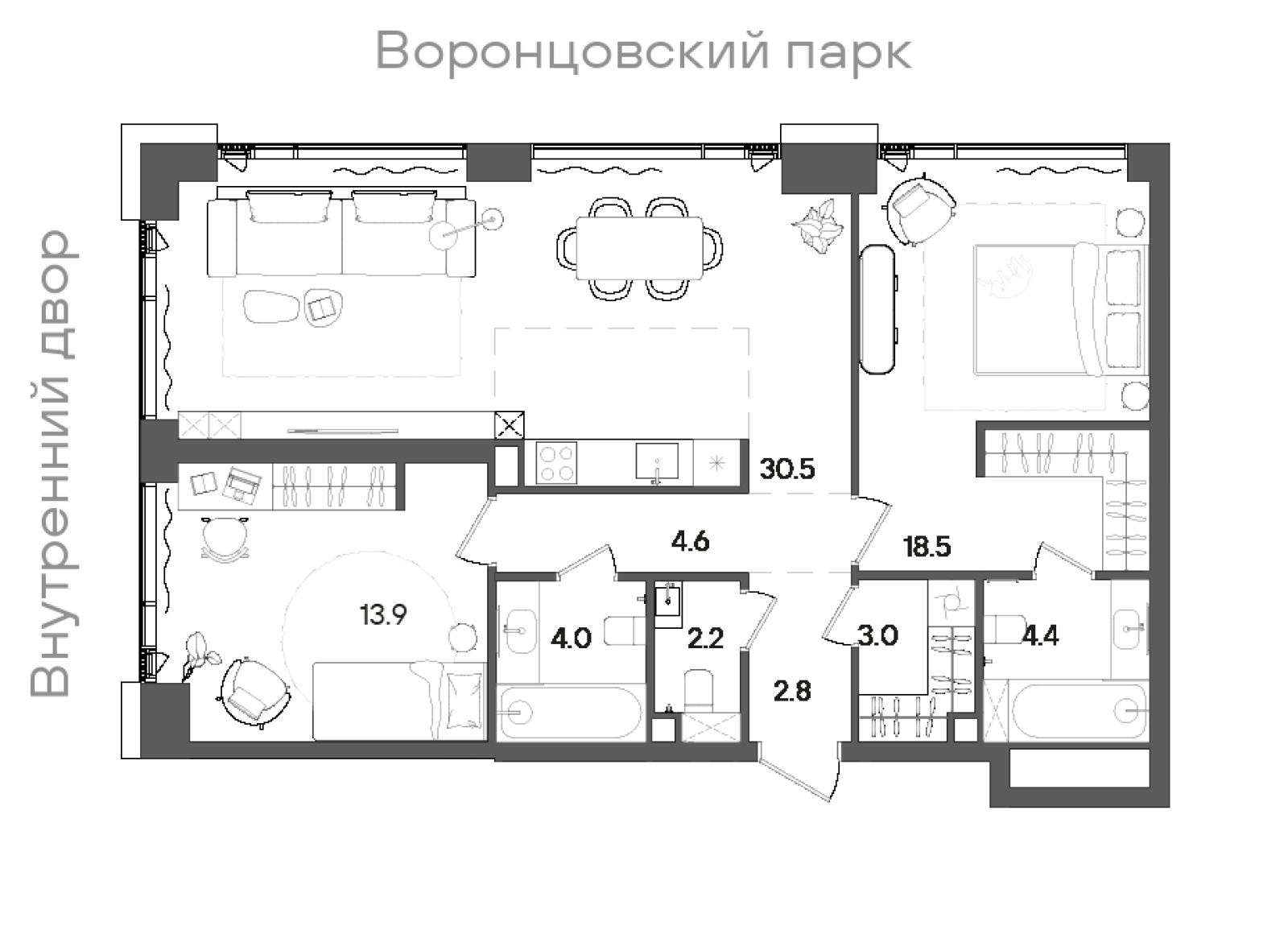 Планировка лота