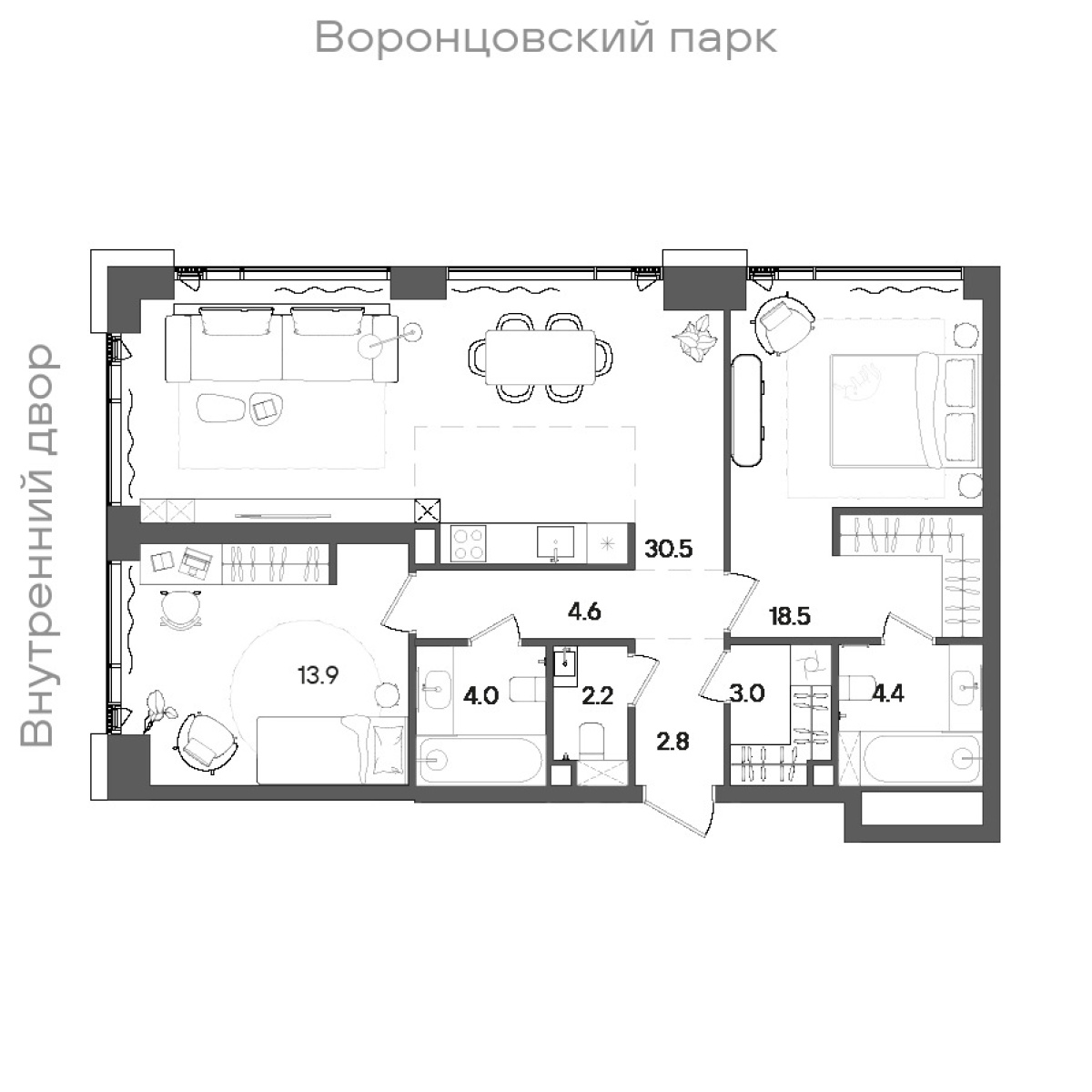 Планировка лота