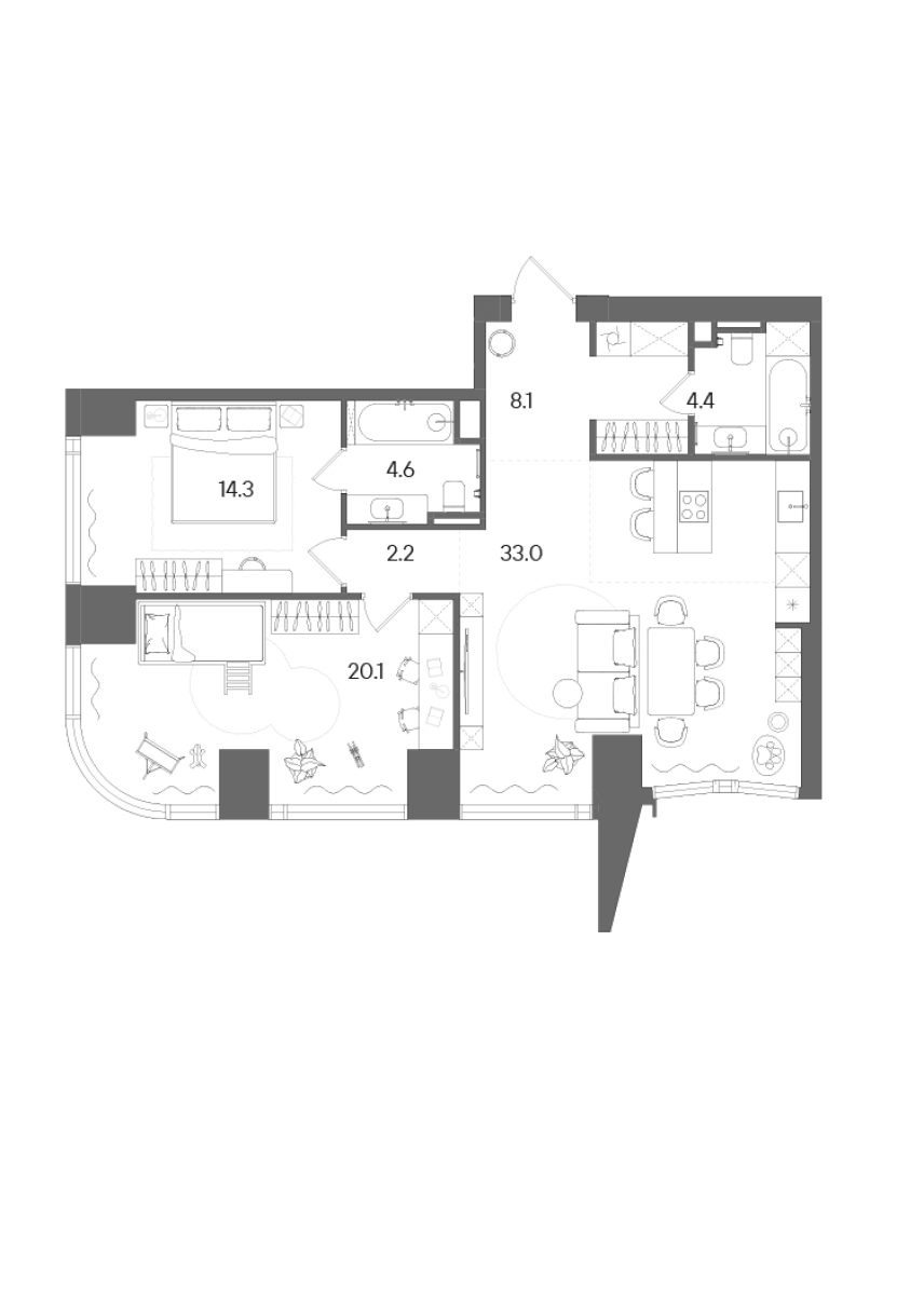 Планировка лота