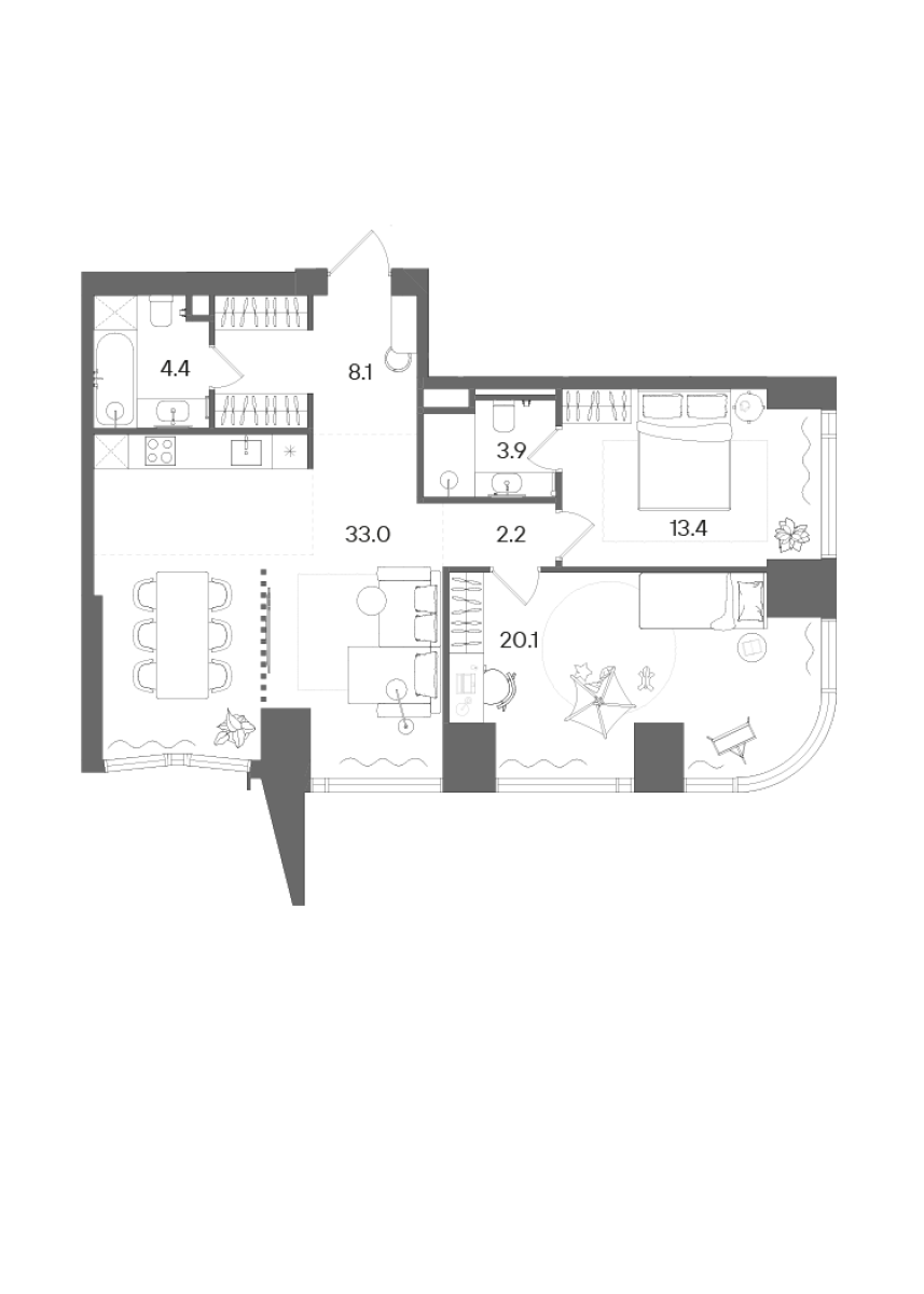 Планировка лота