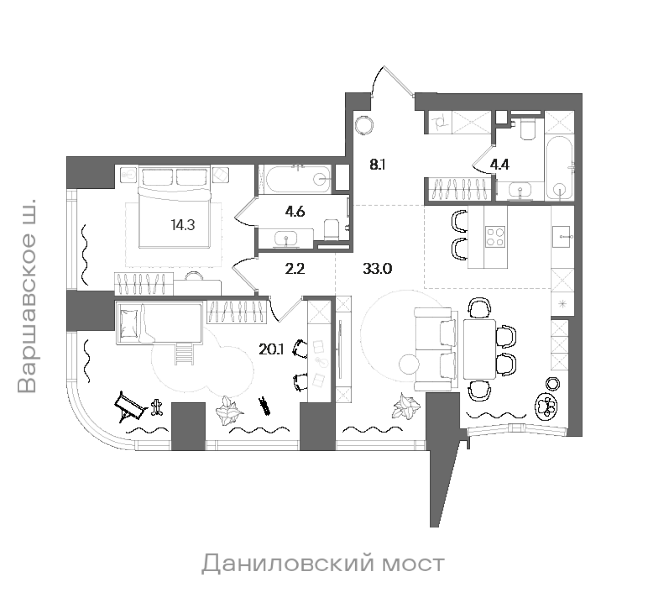 Планировка лота