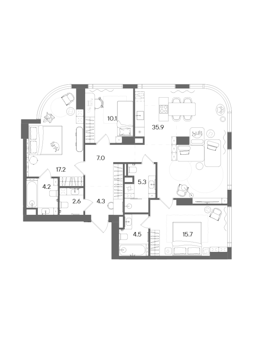 Планировка лота