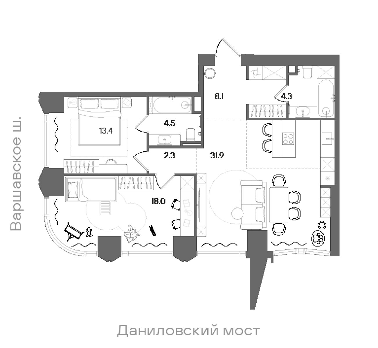 Планировка лота