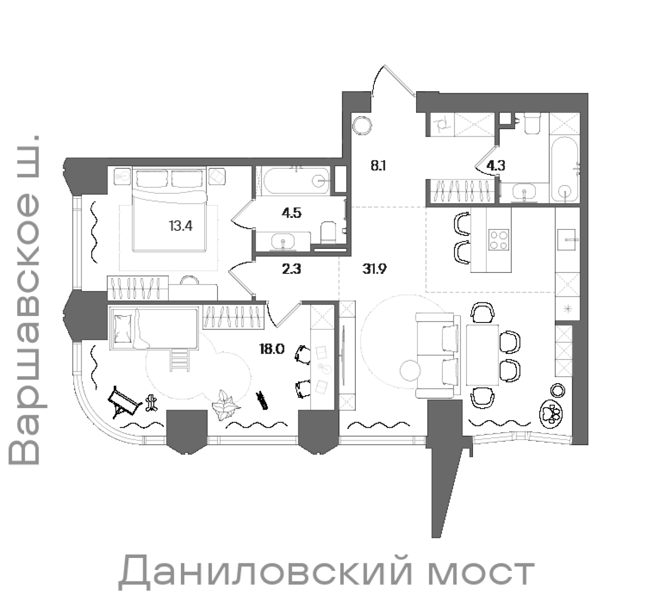 Планировка лота