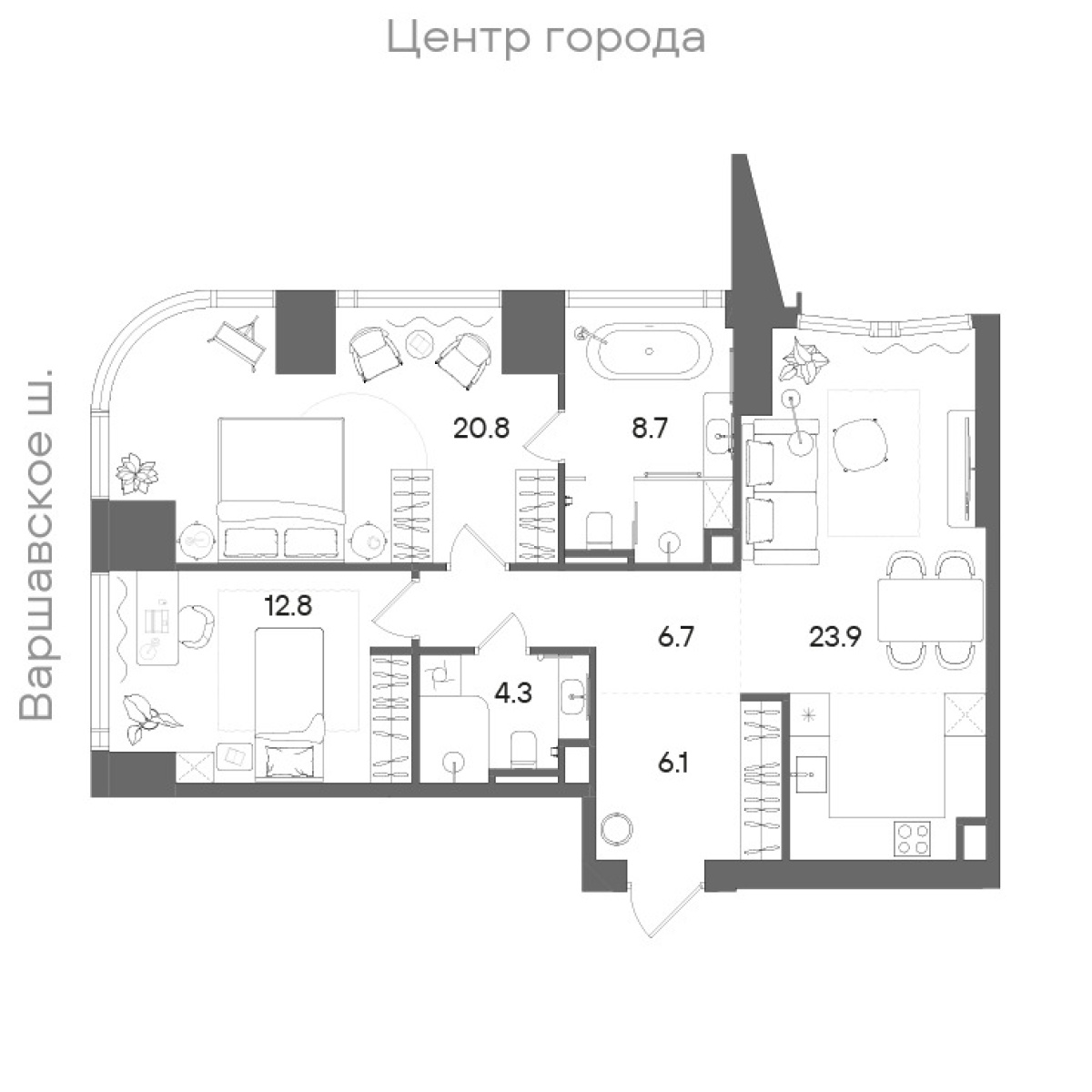 Планировка лота