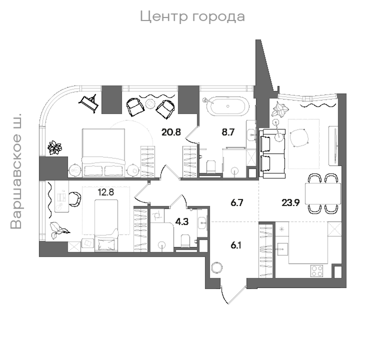 Планировка лота