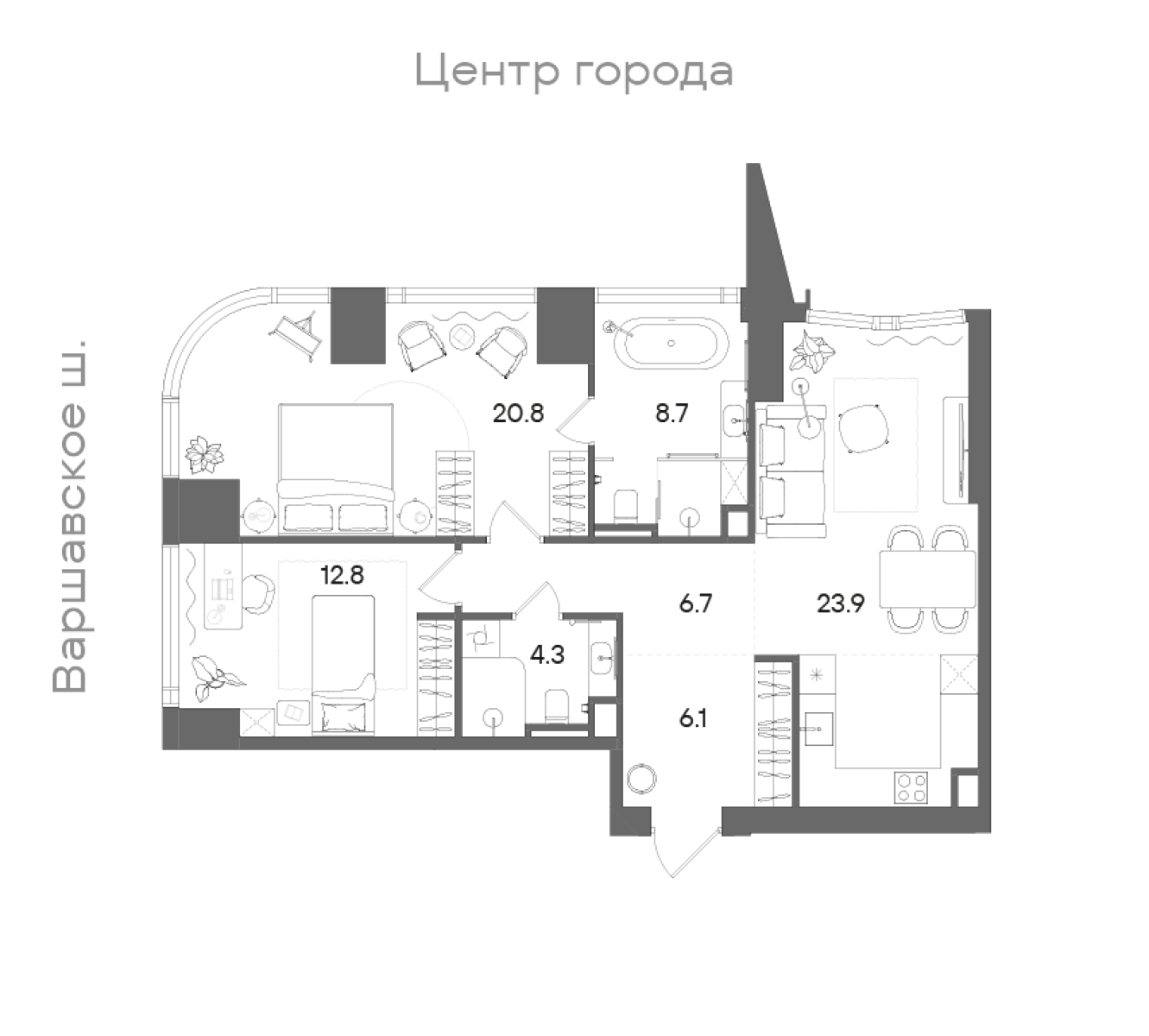 Планировка лота