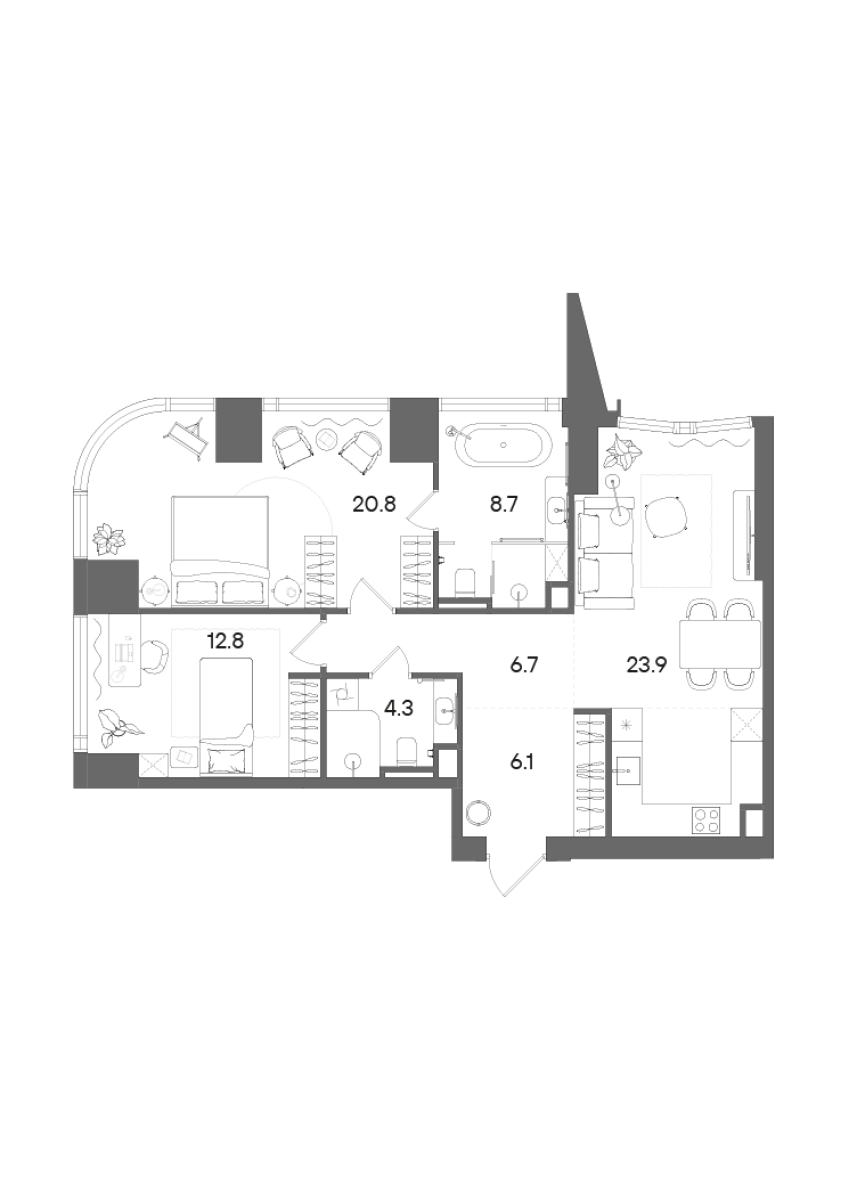 Планировка лота