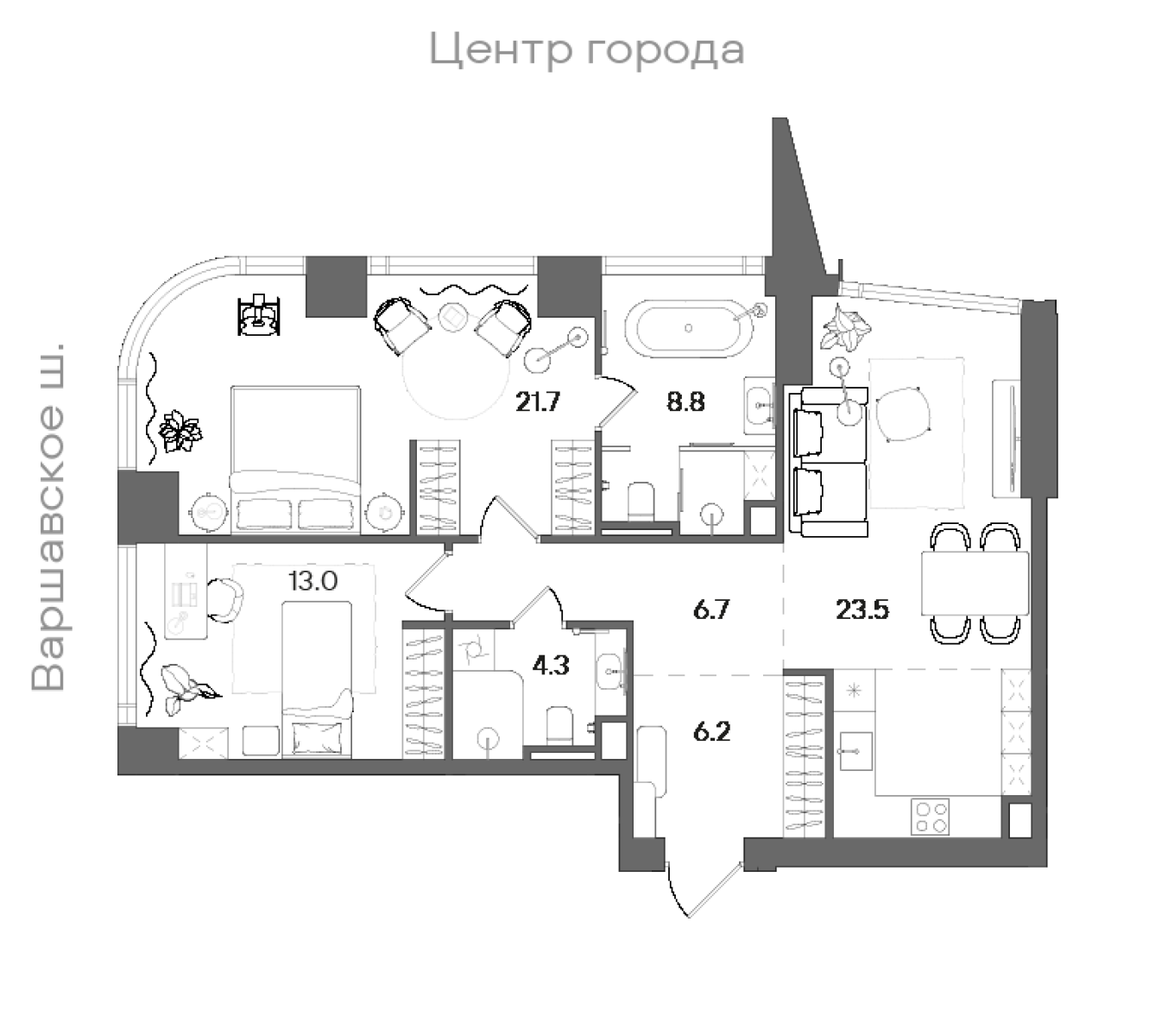 Планировка лота