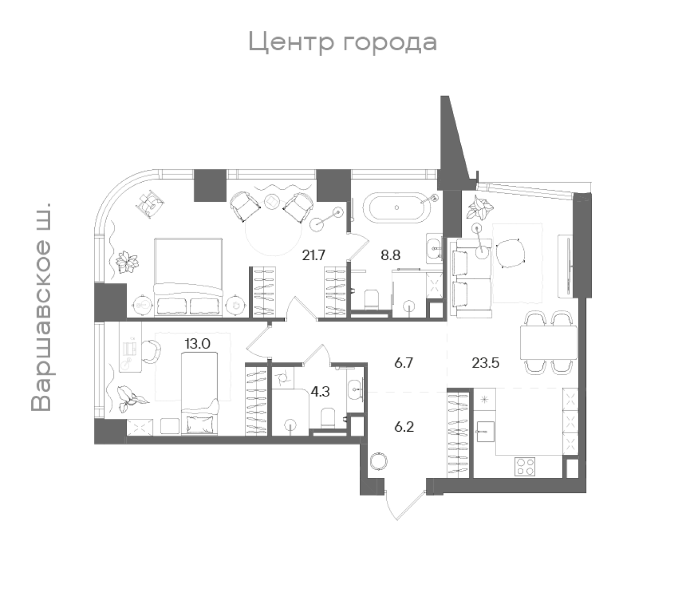 Планировка лота