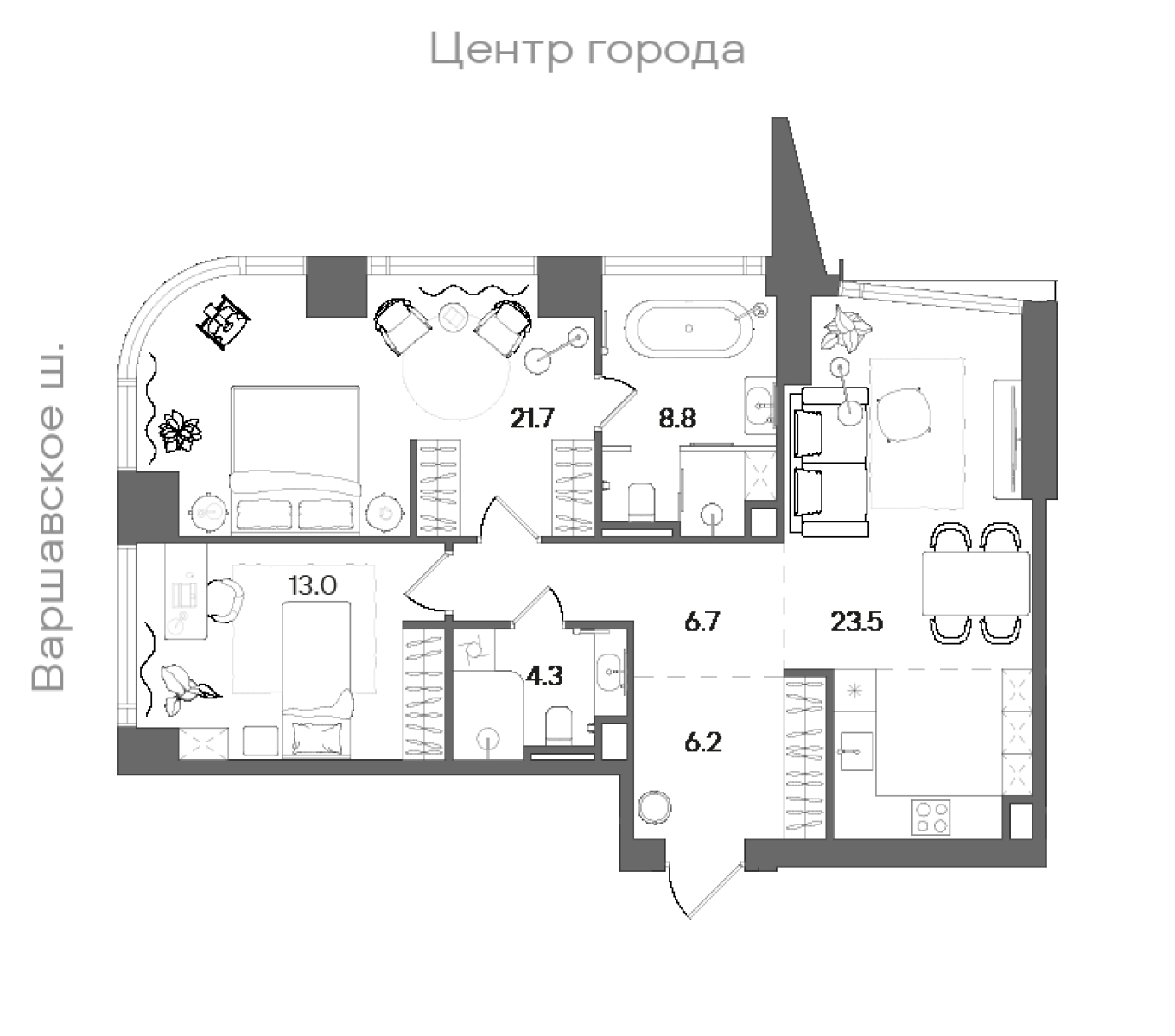 Планировка лота