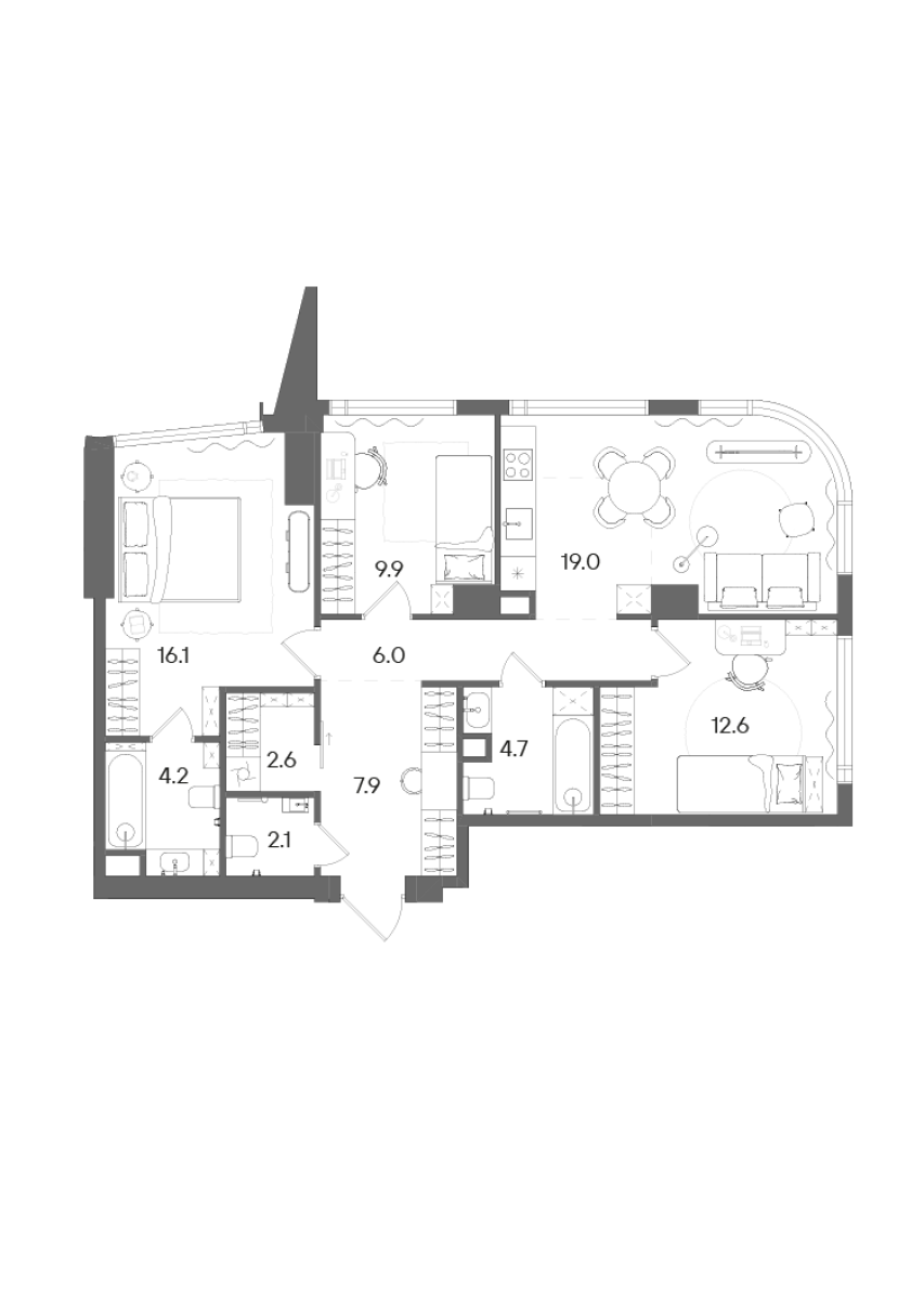 Планировка лота