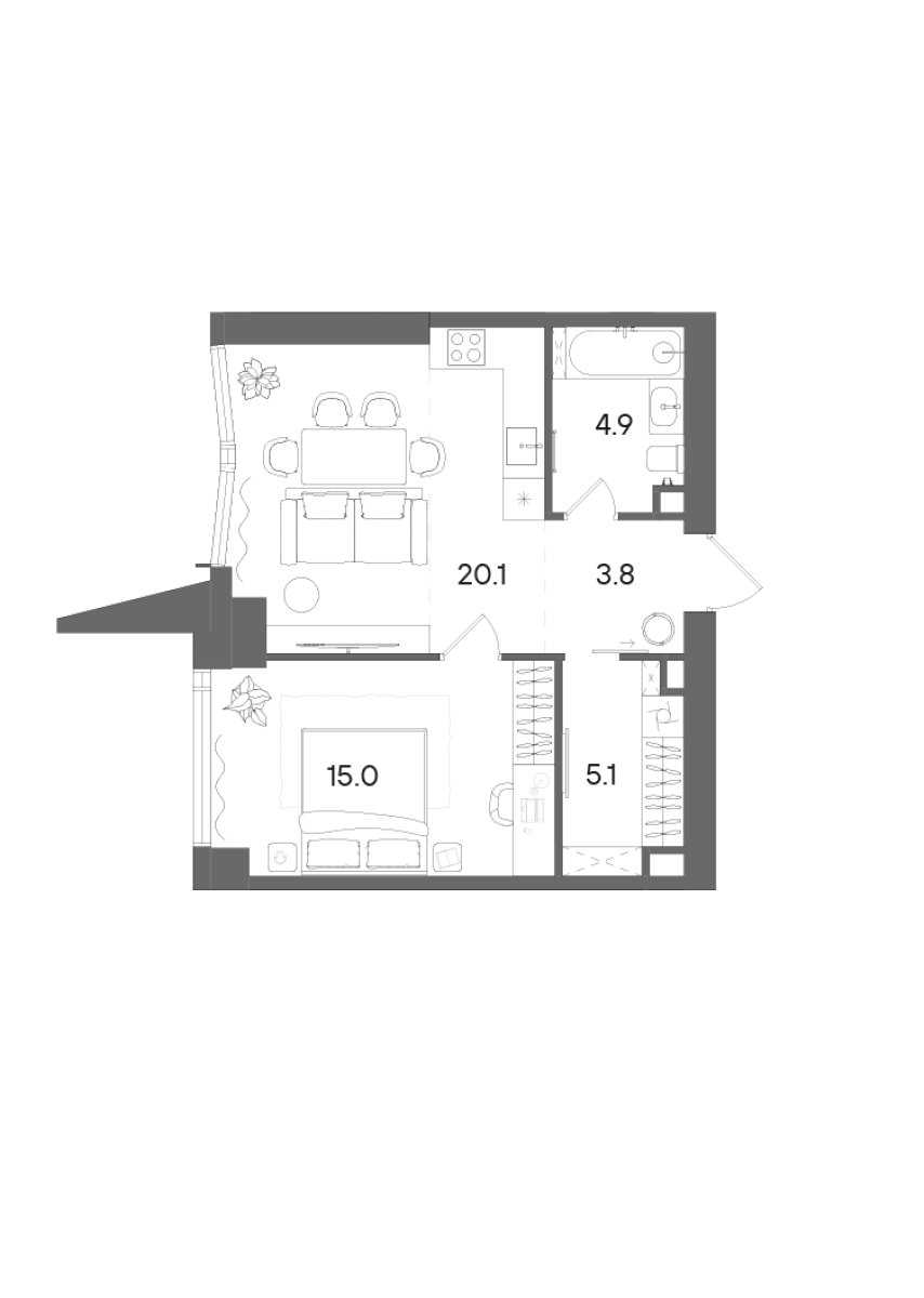 Планировка лота