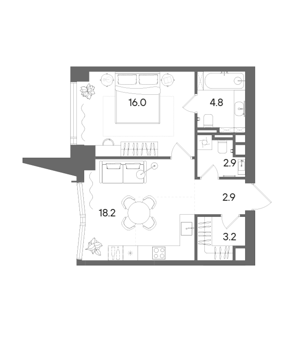 Планировка лота