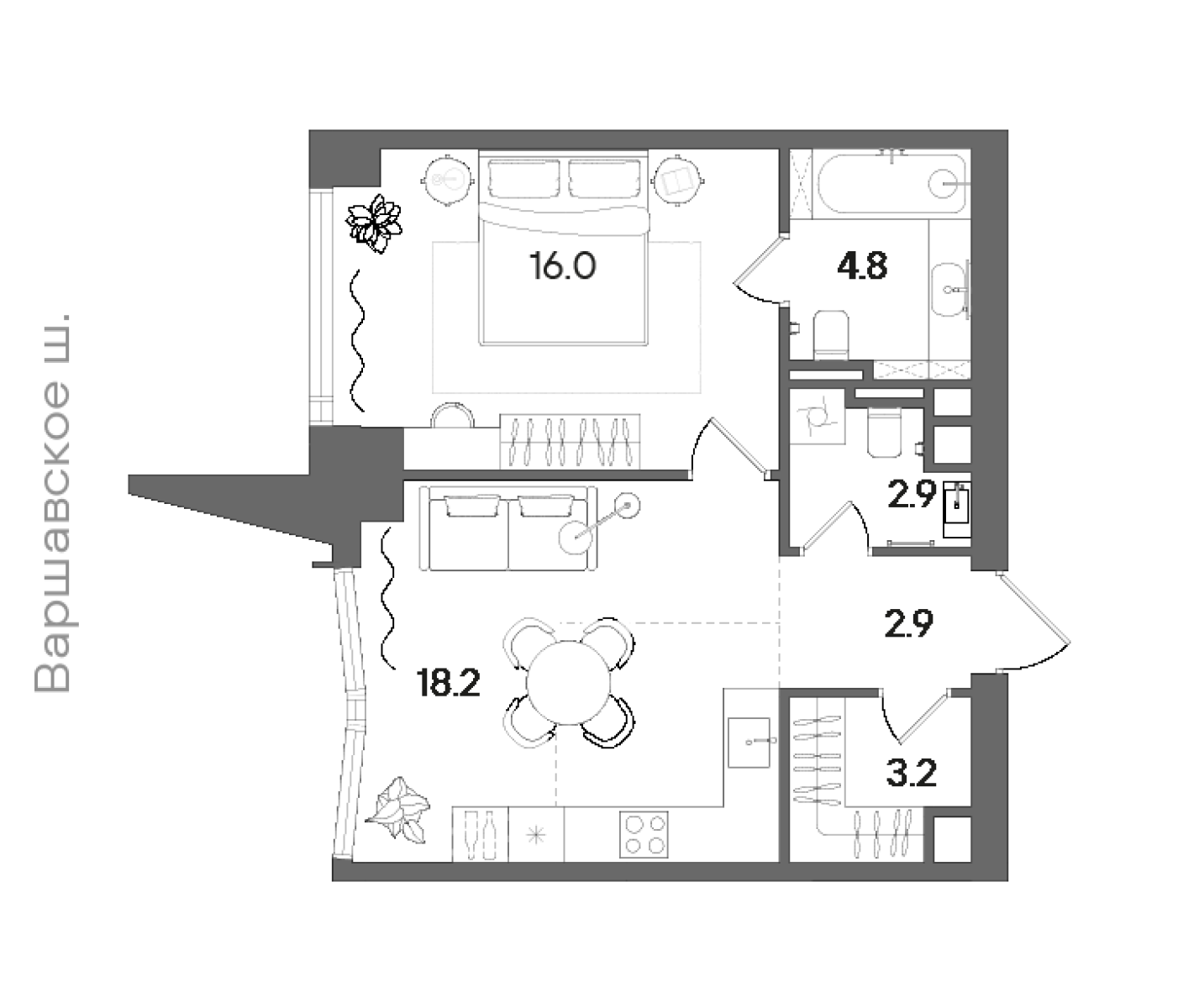 Планировка лота