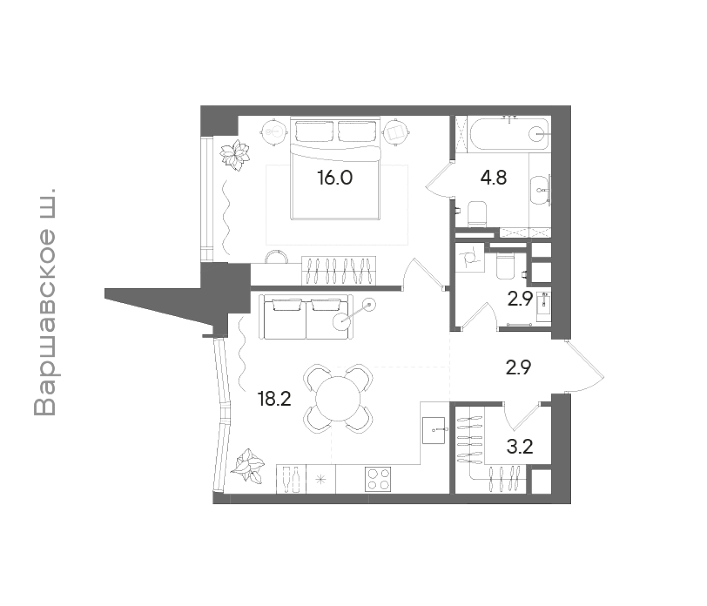 Планировка лота