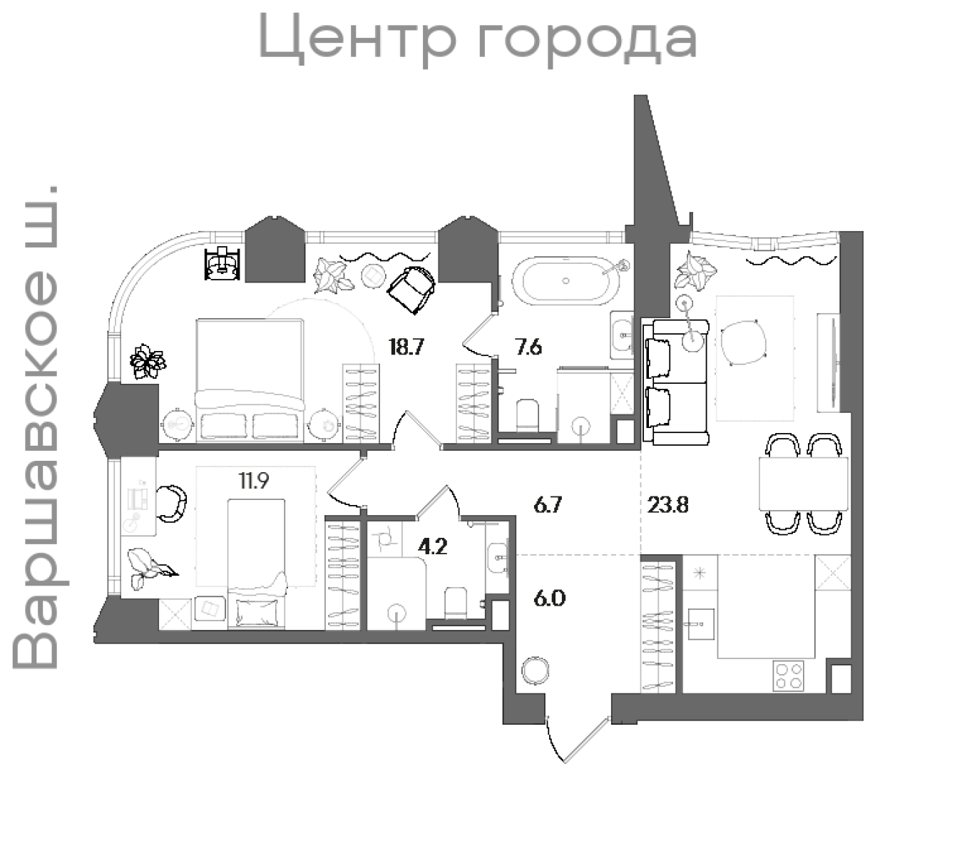 Планировка лота