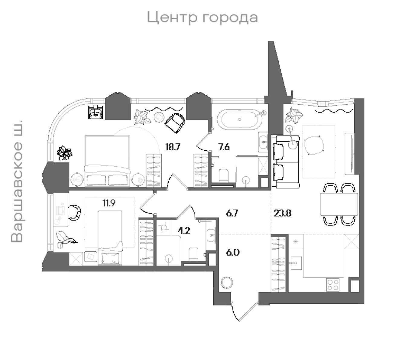 Планировка лота