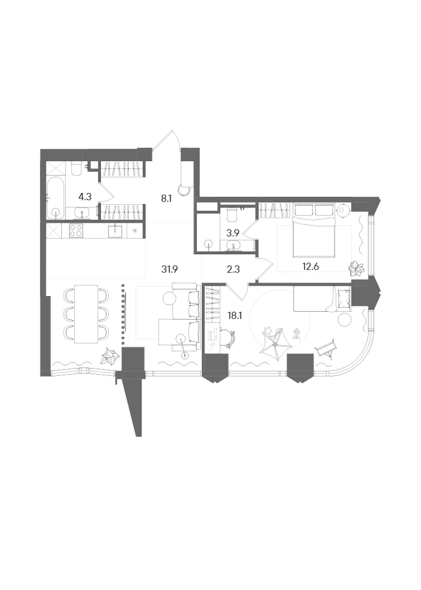 Планировка лота