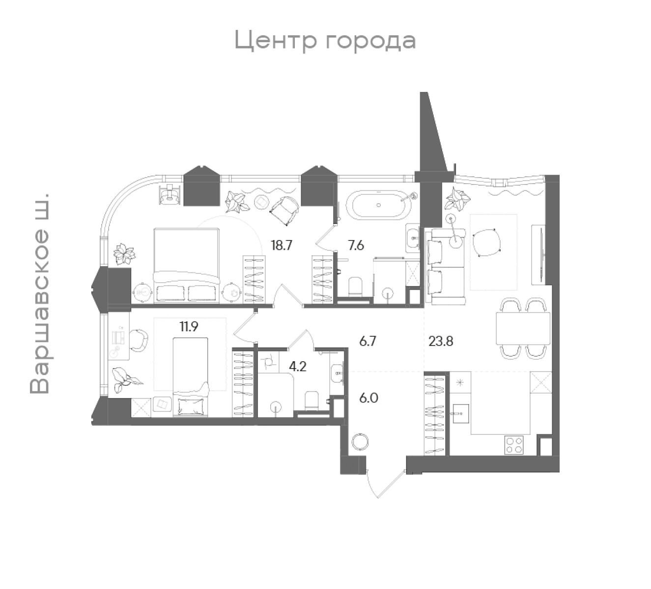 Планировка лота