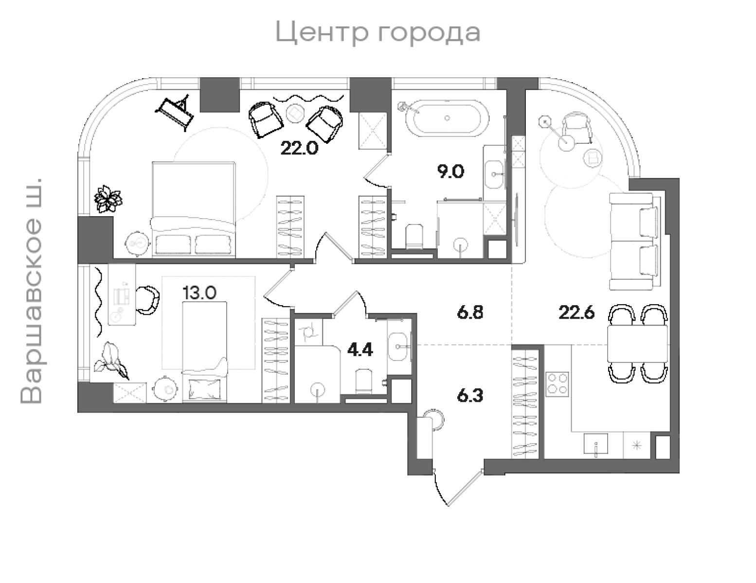 Планировка лота